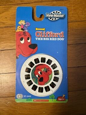 View-Master Clifford The Big Red Dog 3D Reel - Red